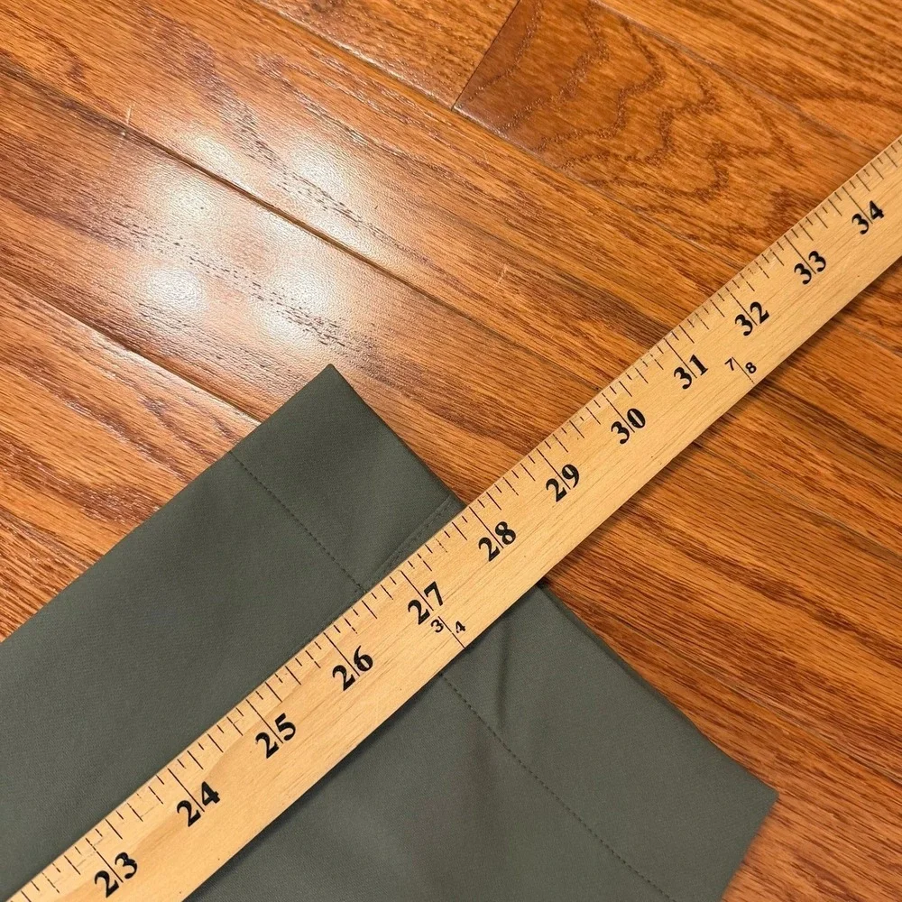 State & Liberty Pants Mens 36x28 Green Athletic Fit 4 Way Stretch Office Commute